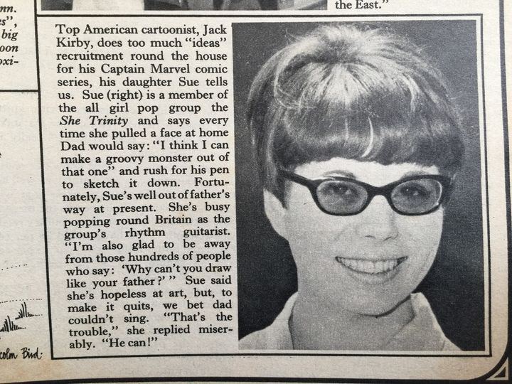 Jack Kirby's Daughter Was 1960s Pop Starlet?